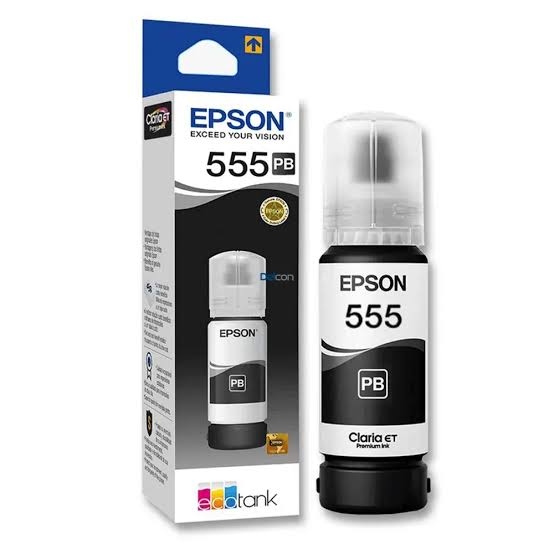TINTA EPSON 555 PB BLACK 70ml (L8160, L8180)