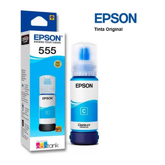 TINTA EPSON 555 CYAN 70ml (L8160, L8180)