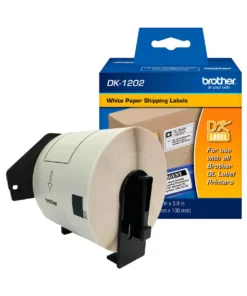 PAPEL ETIQUETA BROTHER DK-1202 PRECORTADA 62MMX100MM 300 ETIQUETAS