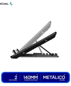 COOLER P/LAPTOP DEEP COOL UPAL 15.6in. GRADUABLE