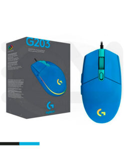 MOUSE LOGITECH G203  LIGHTSYNC OPTICAL 8000 DPI RGB BLUE