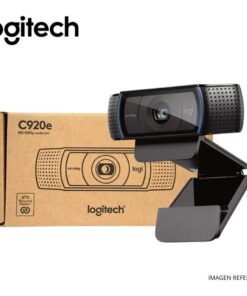 WEBCAM LOGITECH C920E BUSINESS FHD 1080P  BLACK CON TAPA