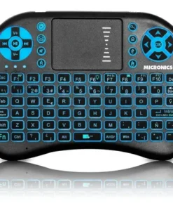 TECLADO MICRONICS VOYEUR K301 INALAMBRICO-TOUCH LEDS MINI P/SMART TV - GARANTIA 6 MESES