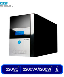 UPS FORZA SMART FX-2200LCD-U  2200VA/1200W, 8TOMAS AUTONOMIA 81 MINUTOS.