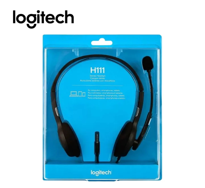 MICROAUDIFONO LOGITECH CON PALANCA H111 .