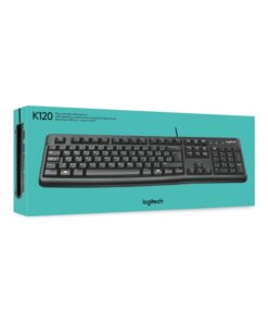 TECLADO LOGITECH  K120 CORDED USB SP BLACK