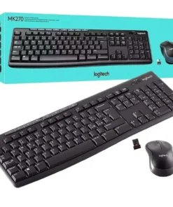 KIT 2 EN 1 LOGITECH MK270 INALAMBRICO MULTIMEDIA TECLADO+ MOUSE