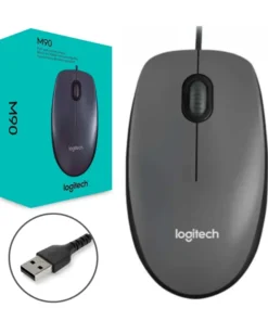 MOUSE LOGITECH M90 DARK USB GRAY