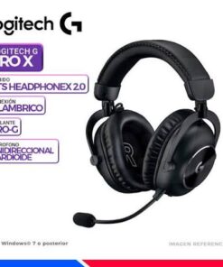 AUDIFONO LOGITECH G PRO X BLACK USB GAMING