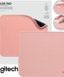 PAD MOUSE LOGITECH ANTI-SALPICADURAS ROSE (200 X 230MM)