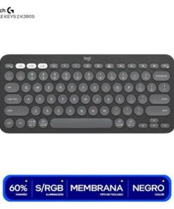 TECLADO LOGITECH PEBBLE 2 K380S BLUETOOTH GRAPHITE SP