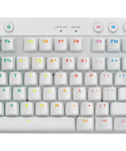 TECLADO LOGITECH G PRO X TKL LIGHTSPEED KEYBOARD RGB USB  80% WHITE