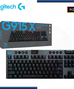 TECLADO LOGITECH G915 X TKL LIGHTSPEED ,LIGHTSYNC GAMING RGB BLACK