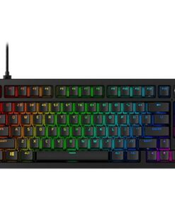 TECLADO HYPERX ALLOY RISE 75 RGB, FORMATO 75%, ESPAÑOL, BLACK MECANICO