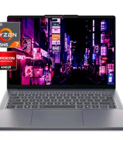 LAPTOP LENOVO IDEAPAD SLIM 3 15AMN8, RYZEN 5 7520U,  RAM 16GB LPDDR5 5500 MHZ, SSD 512GB,15.6IN FHD,FREEDOS, TECL. ESPAÑOL CON MALETIN