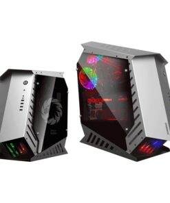 CASE GAMEMAX AUTOBOT 4XLED ALUM. V.TEMPLADO S/FUENTE GAMING