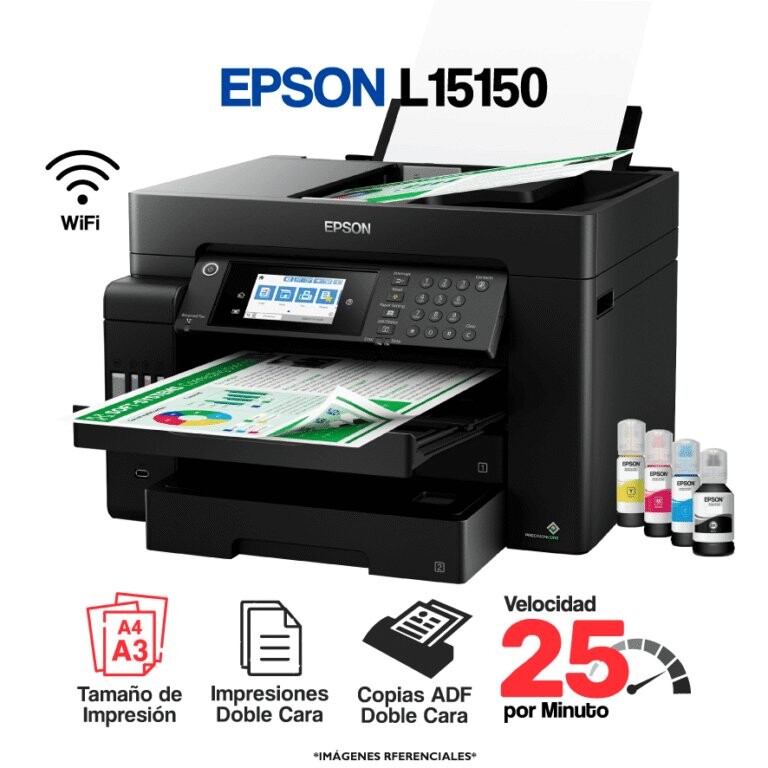 IMPRESORA SIST.CONTINUO EPSON L15150 A3, MULTIFUNCIONAL DUPLEX, WIFI, ETHERNET, FAX