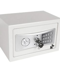 CAJA DE SEGURIDAD 8.5LT KARSON 20CMX31CMX20CM (INCLUYE 2 LLAVES, 2 TORNILLOS DE ANCLAJE Y PILAS)