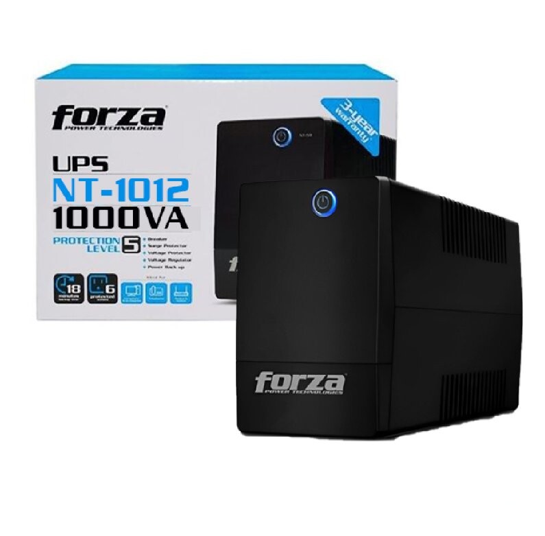 UPS FORZA 1000VA NT-1012U 1000VA/500W 4 out 220v Autonomia 32 min.