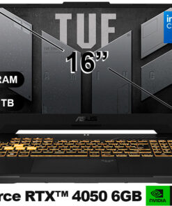 LAPTOP ASUS TUF GAMING FX607VU-RL228 CORE ULTRA 7 240H, 16GB DDR5, 1TB SSD, RTX 4050 6GB, 16IN MOCHILA