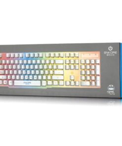 TECLADO ENKORE BRAIN ENK603W WHITE RAINBOW