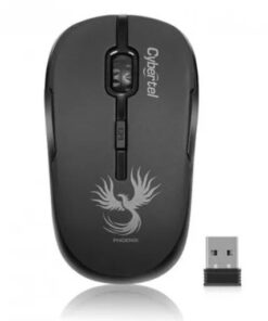 MOUSE CYBERTEL PHOENIX CYB M700X, WIRELESS 2.4GHZ, RECARGABLE (CON CABLE), BLACK