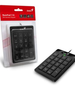 TECLADO NUMERICO GENIUS NUMPAD 110 USB CHOCOLATE KEYS BLACK