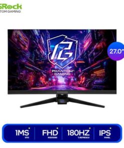 MONITOR ASROCK PHANTOM PG27Q15R2A,CURVO 1500R, 27IN,165HZ, 1MS, 2K-QHD(2560X1440), AMD FRESYNC, WIFI GAMING