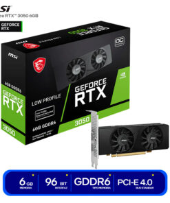 TARJETA DE VIDEO MSI GEFORCE NVIDIA RTX 3050 LOW PROFILE 6GB GDDR6