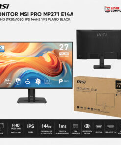 MONITOR MSI PRO MP271 E14A 27IN FHD (1920X1080) IPS  144HZ 1MS PLANO BLACK