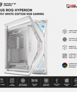 CASE ASUS ROG HYPERION GR701 WHITE EDITION RGB GAMING S/N FUENTE