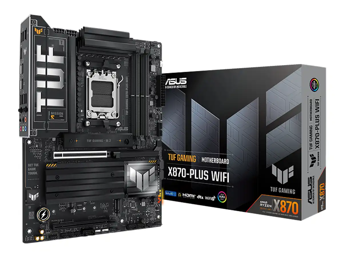 PLACA ASUS TUF GAMING X870-PLUS WIFI 7 PCIE 5.0, DDR5 AM5