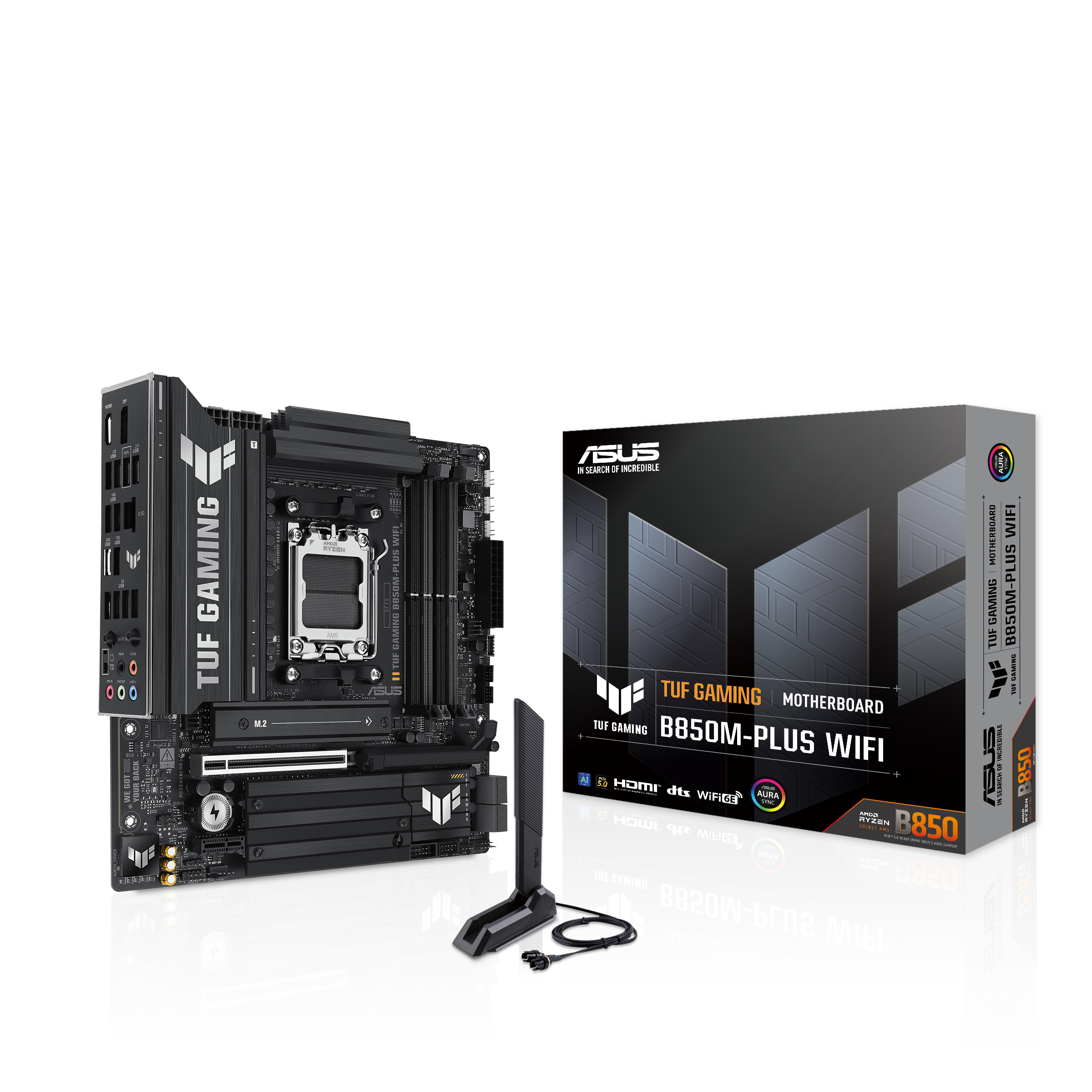 PLACA ASUS TUF GAMING B850M-PLUS WIFI ATX DDR5 AM5