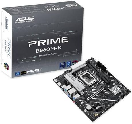 PLACA ASUS PRIME B860M-K MATX DDR5 LGA 1851 PCIE 5.0, PCIE 4.0 M.2