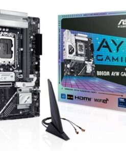 PLACA ASUS B860M-AYW GAMING WIFI, 2 SLOTS DDR5, M.2 PCIE 5.0, LGA 1851