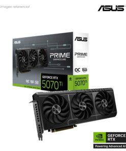 TARJETA DE VIDEO ASUS PRIME GEFORCE NVIDIA RTX5070 TI OC EDITION 3X FANS, 16GB GDDR7, 256BIT, PCI E 5.0