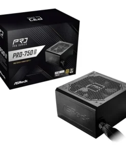 FUENTE ASROCK PRO-750G 750W ATX 3.1, 80 PLUS GOLD, PCIE 5.1