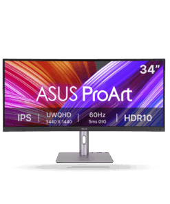 MONITOR ASUS PROART DISPLAY PA34VCNV 34.1IN 60HZ IPS UWQHD(3440X1440) CURVO 3800R