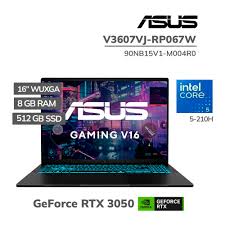 LAPTOP ASUS V16 V3607VJ-RP067W 16IN,CI5 210H SSD 512GB, RAM 8GB DDR5, RTX3050-6GB, WIN11
