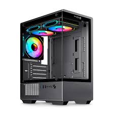 CASE ENKORE INSPIRE BLACK ENK C3002 RGB S/N FUENTE 3FAN