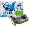 TARJETA DE VIDEO MSI GEFORCE NVIDIA GT210 1GB DDR3 PCI-E 2.0 LOW PROFILE