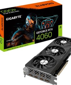 TARJETA DE VIDEO GIGABYTE GEFORCE NVIDIA RTX 4060 GAMING OC 3X FANS, 8GB, GDDR6, 128BIT