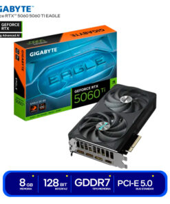 TARJETA DE VIDEO GIGABYTE GEFORCE NVIDIA RTX 5060 EAGLE OC 2X FANS, 8GB, GDDR7, 128BIT