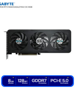 TARJETA DE VIDEO GIGABYTE GEFORCE NVIDIA RTX 5060 EAGLE MAX OC 3X 8GB GDDR7