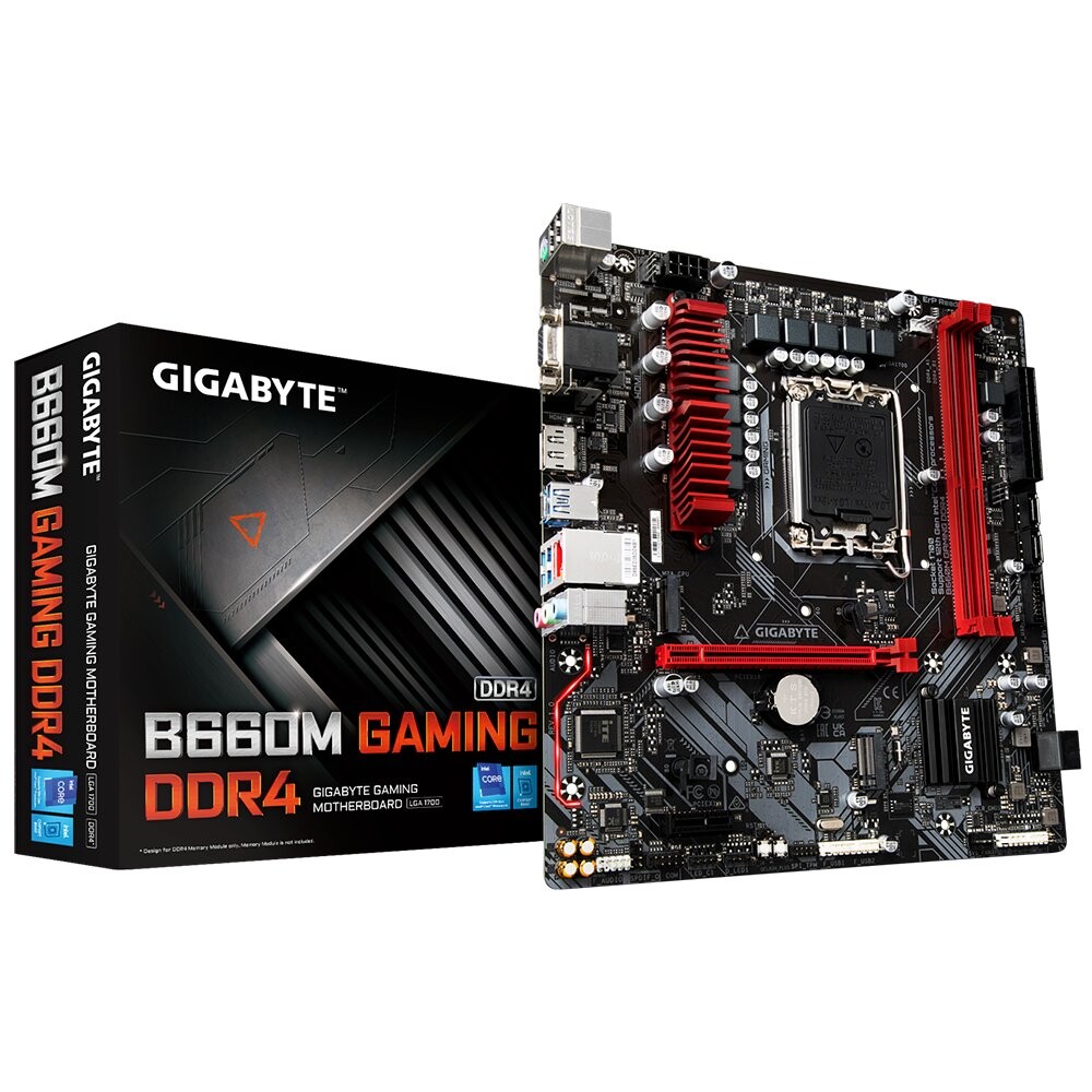 PLACA GIGABYTE B660M GAMING LGA1700, DDR4