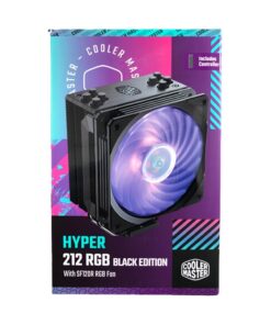 COOLER P/PROCESADOR COOLER MASTER HYPER 212 RGB BLACK EDITION