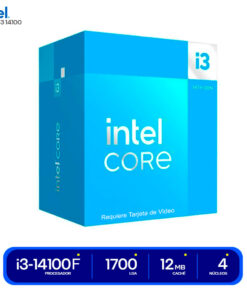 PROCESADOR INTEL CORE I3 14100F 3.50 /4.70GHZ 12 MB  LGA1700