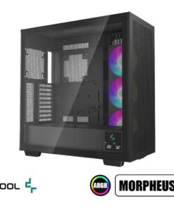 CASE DEEPCOOL MORPHEUS BK, S/N FUENTE, COOLER ARGB V/TEMPLADO-GAMER
