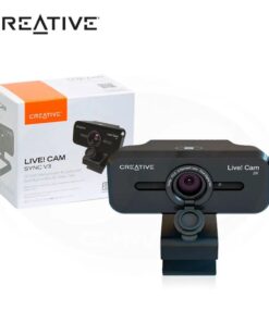 WEBCAM CREATIVE LIVE CAM SYNC V3, 2K QHD, C/TAPA, BLACK
