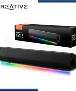 PARLANTE BARRA DE SONIDO CREATIVE SOUND BLASTER GS3, 24W BLUETOOTH 5.4, USB-C POWER, RGB, BLACK